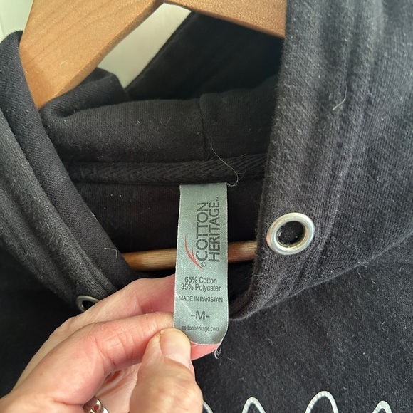 EUC Revenge hoodie xxxtentacion 2017 black & white outline "kill" hoodie. Size M - Picture 5 of 10